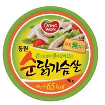 동원 순닭가슴살 통조림, 90g, 10개