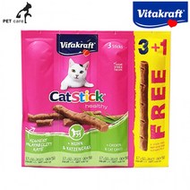 비타크래프트 캣스틱 치킨 캣그라스 24g 3p 플러스 1p프리팩, 상세페이지 참조