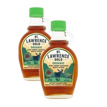 St.Lawrence Organic Amber & Rich Maple Syrup 세인트로렌스 골드 퓨어 호박 메이플 시럽 250g 2팩