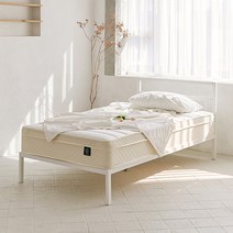 [20000원 즉시할인+무료설치] 휴도 튼튼한 선유 헤드리스 철제 침대 프레임 S SS Q K 무헤드침대, 화이트
