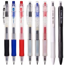 동아 Q-Knock 볼펜 0.4mm / 0.5mm / 속건성 잉크펜 / 큐노크, 0.4mm 투명 블랙