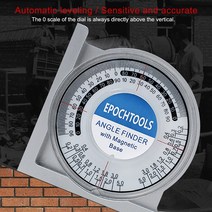 측량 각도 눈금자 건설 도구 자기 로케이터 경사계 측정 장비 Protractors 레벨 악기 핸드 툴, 01 As shown 1PCS