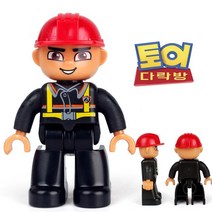 토이다락방 레고 듀플로 호환 동물 사람 공룡 피규어, 사람 13 소방관