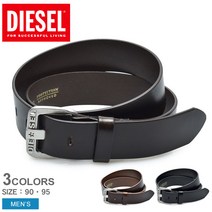 디젤 벨트 920 100%포인트백디젤 남성 블루스타벨트 브랜드 가죽 액세서리 심플 스테디셀러 천연가죽 잡화 세련 검정