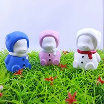몰드몰 수제몰드 - 눈사람동글베어브릭 (3D)