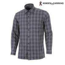 [로베르따디카메리오] [로베르따디카메리노]구김없는 일반핏 체크남방 RM3201-9