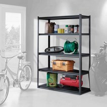 뉴 고릴라랙 코스트코 5단 철재선반 122x46x183(H)cm 수납장 앵글, L 121.9 x W 45.7 x H 182.8cm