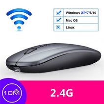 레이저 무선 마우스 Xiaomi mi notebook air 12.5 용 블루투스 13.3 quot pro 15.6 인치 xiaomi 패드 5 tbook 태블릿 충전식, 무선 회색
