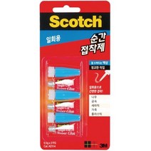 스카치 순간 접착제 일회용 액상 0.5gX3입