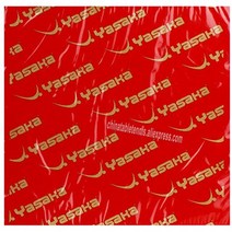 탁구 용품 연습 용품 솔로 Yasaka 탁구 고무 정전기 보호 필름 탁구 보호 필름 Z-184 16.9x16.9CM, 01 logo red