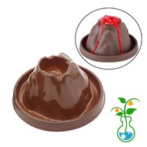 과학실험키트-화산 모형틀-10PCS(원형 갈색)
