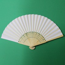 종이부채 합죽선 접이 부채, 2개