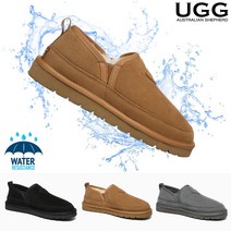 호주 겨울 어그 모카신 AS UGG 포터 남자 양털 로퍼 정장 신발