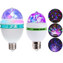 무대 노래방 클럽 조명 할로윈 크리스마스 e27 led rgb 램프 9w 6w 전구 매직 컬러 프로젝터 자동 회전 ac85-265v 220v 110v for 휴일 바 ktv, 매직 볼 220v 110v