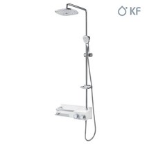 KF 선반형해바라기샤워기 KFB-10100 화이트 수도꼭지 세면기 인테리어수전 주방수전 샤워수전