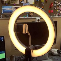 샌드마크 링 삼각대 조명 생방 BJ 스트리머 촬영 틱톡, 1개