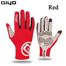 클래식바이크장갑 라이더 오토바이 글러브 GIYO-터치 스크린 긴 전체 손가락 반 젤 스포츠 사이클링 장갑 M, 07 Red Long