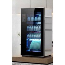 업소용 식기건조기 uv 살균소독 건조기 식판 건조기, 고급 블랙60L+고온125+음이온높이66