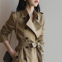 더블 브레스트 가을 여성 트렌치 코트 자켓 맥코트 추천 백화점 이쁜곳 하프 롱