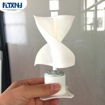 소형 대형 풍력발전기 발전기 키트 자가 미니 풍력 터빈 블레이드 수직 축 마이크로 세트, 5.5V+3 Blades+White