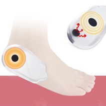 엑스다리 교정패드 오자다리 발뒤꿈치쿠션 안짱다리, M, 1개