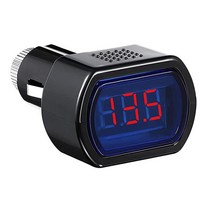 Cigarette Lighter Electric Voltage Meter Battery Tester LED Digital Display Car Volt Voltmeter For M, [01] A