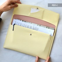 가죽 A4 서류 파우치 파일 클러치 포켓 도큐먼트 케이스 홀더 파일철 화일, 레모니