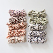 이노99 2마 컬러풀코튼 둥근스트링끈 - 우동끈 / 스트링끈 / 후드끈, H (형광연두+퍼플)