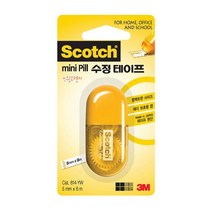 3M 아모스 PLUS 수정테이프, 3M 미니필 수정테이프(노랑)