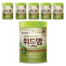 위드맘 무항생제 분유 1단계, 750g, 6개