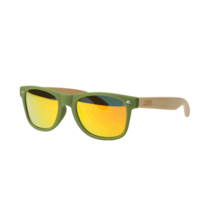MATTE GREEN 나무테 우드 선글라스