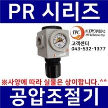TPC메카트로닉스 PR4-04BP TPC제품 공압레귤레이터 에어조절기 압력증압 압력감압 압력계 (TAR4000생산종료대체품) 관접속구경1/2인치(15A) TPCFRL, 1개