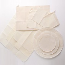 국산 천연 삼베 면 주머니 보자기 사각 원형 면보 면, 1-2삼베보자기원형-중