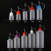 빈 플라스틱 짤 수 있는 드롭 병 액체 드로퍼 바늘 팁 전자 주스 용기 10 개 3ml 5ml 10ml 15ml 30ml 50ml 100ml 120ml, [09] 120ml, [01] 플라스틱, [01] mixed color