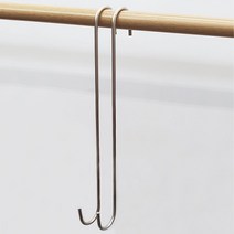 고급 예쁜 디자인 실버 S 고리 걸이 후크 행거 S자 에, 1개, 10cm   (1000027117)