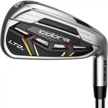 코브라 남성용 LTDX 아이언 P168077, Right, 5-GW, KBS Tour 90 Steel + Stiff