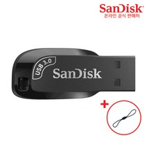 샌디스크 울트라 쉬프트 CZ410 USB 3.0 메모리 + USB 고리, 32GB