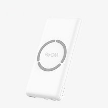 JTD862361핸드폰 무선충전패드 보조배터리 10000mAh (화이트) LC-ORP03