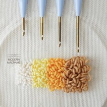 SKC 4단계 조절 가능 펀치니들 마크라메 재료, 본상품선택