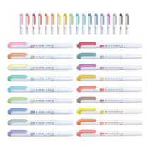 양면형광펜 제브라 마일드라이너 형광펜, 우리는가족 다크블루, 우리는가족 본상품선택