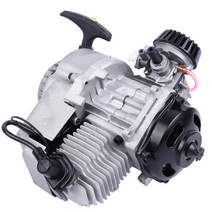 samger 49cc 엔진 2 스트로크 풀 스타트 mini motor start engine for 오토바이 먼지 자전거 pocket bike atv pitbike