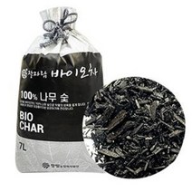 프리미엄 바이오차 훈탄 왕겨숯 친환경 분갈이 7L, 바이오차+잘자람골드상토