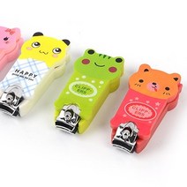 유아용 동물디자인 휴대용손톱깎이 미니 손톱갂이 1P 손톱깍기 휴대용손톱깎이 큐티손톱깍이