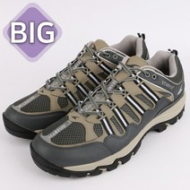 Gray컬러 발큰 남성 빅사이즈 트레킹화 왕발 기능성 운동화 등산화 런닝화 워킹화