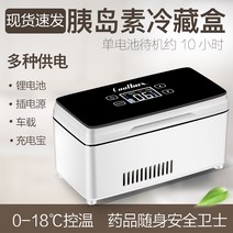 인슐린 냉장고 충전식 약품 냉장고 의료용 실험실, 하이엔드 모델 배터리 2대 약 16시간 대기