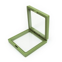 DSBB 뱃지 보관 케이스 9X9 카키 1P 뱃지프레임 핀뱃지케이스 뱃지보관 핀뱃지프레임 뱃지보관함 귀걸이보관 악세서리보관 뱃지액자 핀뱃지보관