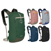 오스프리 남녀공용 등산배낭 데이라이트 신치 15L 당일산행 소형가방 가벼운 가성비, Green Dark, one size
