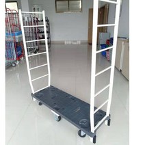 카트랙 엘카 플라스틱 바닥 6륜 피대차 L카 평판 카트 마트 화물차 창고 U자형, 층판