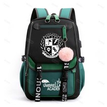 남여공용 new 우산 아카데미 usb 배낭 십대 학교 usb 여행 배낭 가방 86