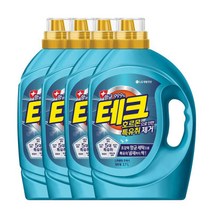 테크 특유취제거 액체세제 일반 용기 2.7L 4개
